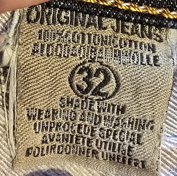 VERSACE COUTURE VINTAGE WOMANS JEANS - Picture 9 of 15